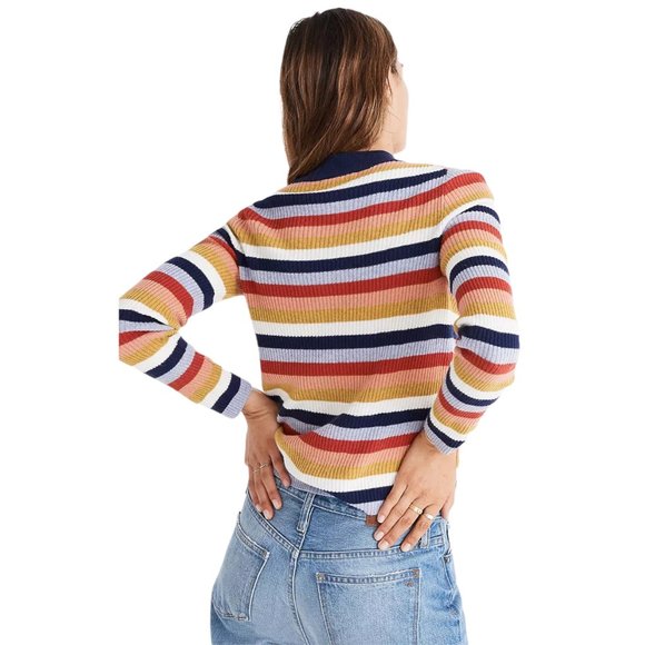 Madewell Mockneck Pullover Sweater - Picture 2 of 11